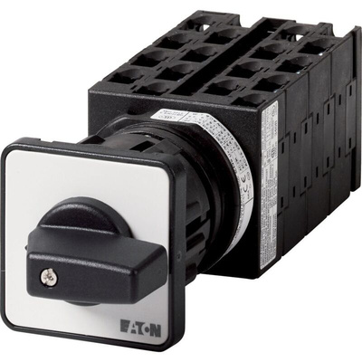 Eaton, 3P 6 Position 45° Multi Step Cam Switch, 690V (Volts), 20A, Toggle Actuator