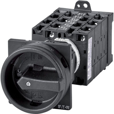 Eaton, 12P 90° On-Off Cam Switch, 690V (Volts), 32A, Door Coupling Rotary Drive Actuator