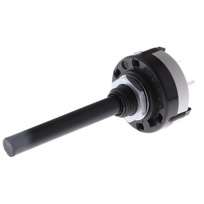 Lorlin, 16 Position, Hexadecimal SPST Rotary Switch, 150 mA @ 50 V, Through Hole