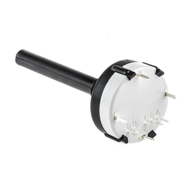 Lorlin, 16 Position, Hexadecimal SPST Rotary Switch, 150 mA @ 50 V, Through Hole