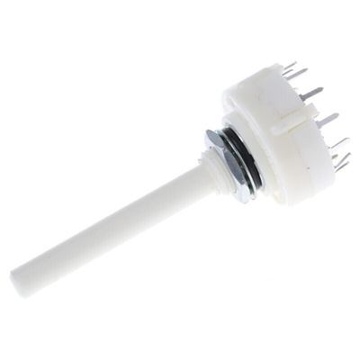 Lorlin, 12 Position SP12T Rotary Switch, 150 mA @ 250 V ac, Through Hole