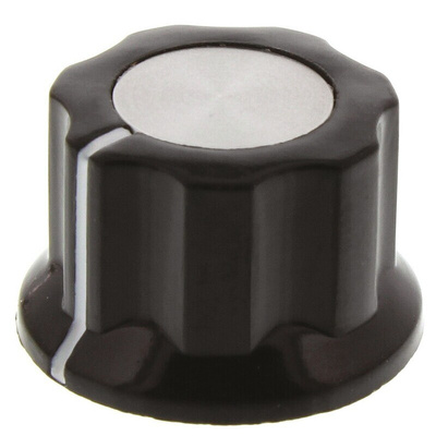TE Connectivity Rotary Switch Knob for use with 6.35 mm Shafts