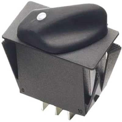 Otto, 3 Position DPDT Rotary Switch, 20 A @ 28 V dc, Tab