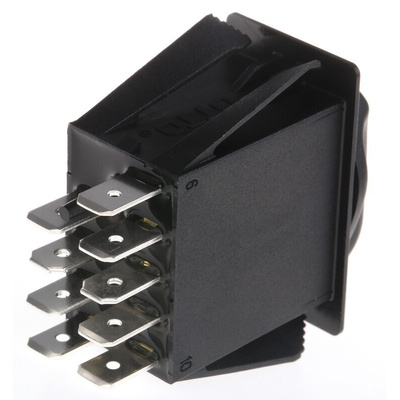 Otto, 3 Position DPDT Rotary Switch, 20 A @ 28 V dc, Tab