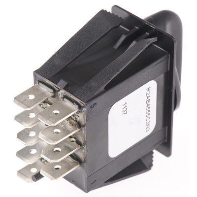 Otto, 3 Position DPDT Rotary Switch, 20 A @ 28 V dc, Tab