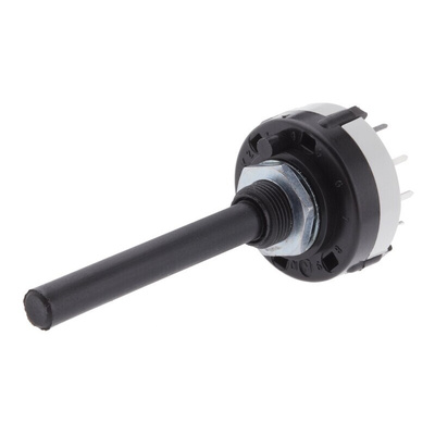 Lorlin, 12 Position SP12T Rotary Switch, 150 mA @ 250 V ac, Through Hole