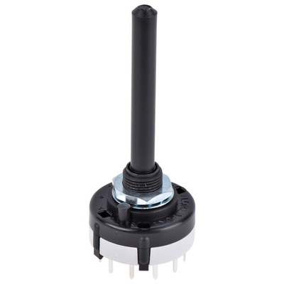 Lorlin, 4 Position 3PST Rotary Switch, 150 mA, Solder