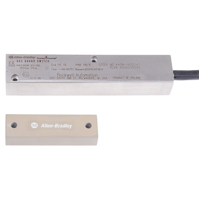 Allen Bradley Guardmaster 440N Series Magnetic Non-Contact Safety Switch, 250V ac, Stainless Steel Housing, NC