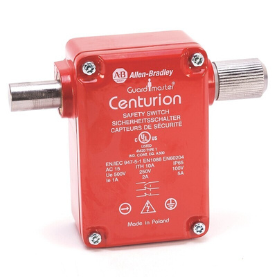 Allen Bradley Guardmaster 440K Safety Interlock Switch, 2NC/1NO, Tongue Actuator Included, Metal