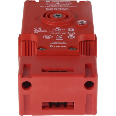 Allen Bradley Guardmaster 440G-S Series Solenoid Interlock Switch, Power to Unlock, 24V ac/dc, Actuator Included