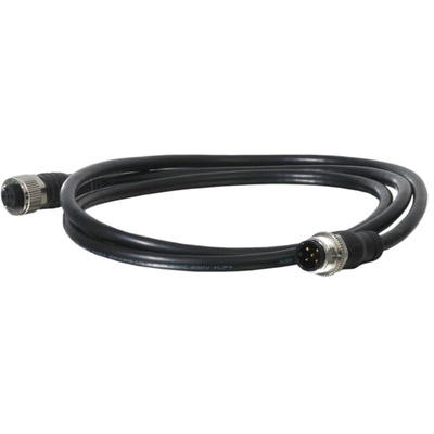 M12-C0312. 0,3M CABLE 5X034 FEMELLE+MALE