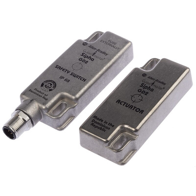 Allen Bradley Guardmaster 440N Series Magnetic Non-Contact Safety Switch, 250 V ac, 300V dc, Stainless Steel Housing,