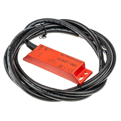 Telemecanique Sensors XCS-DMP Series Magnetic Non-Contact Safety Switch, 24V dc, Plastic Housing, 2NC, Cable