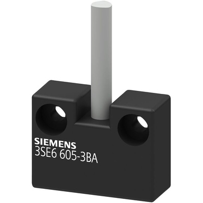 Siemens 3SE6 Series Magnetic Non-Contact Safety Switch, 24V dc, Plastic Housing, NO/NC, 3m Cable