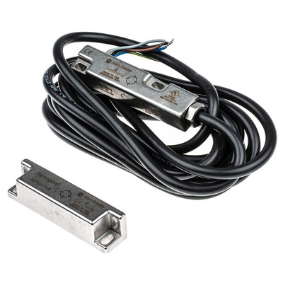 Allen Bradley Guardmaster 440N Series Magnetic Non-Contact Safety Switch, 250V ac, Stainless Steel Housing, NC, 4m Cable