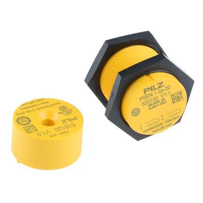 Pilz PSENmag Series Magnetic Non-Contact Safety Switch, 24V dc, Plastic Housing, 2NO, M8