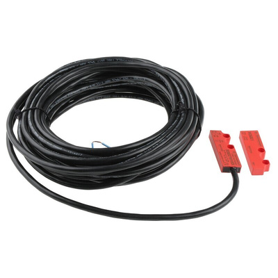Telemecanique Sensors XCS-DMC Series Magnetic Non-Contact Safety Switch, 24V dc, Plastic Housing, 2NC, 10m Cable