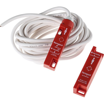 Allen Bradley Guardmaster 440N Series Magnetic Non-Contact Safety Switch, 250V ac, Plastic Housing, NC, 4m Cable
