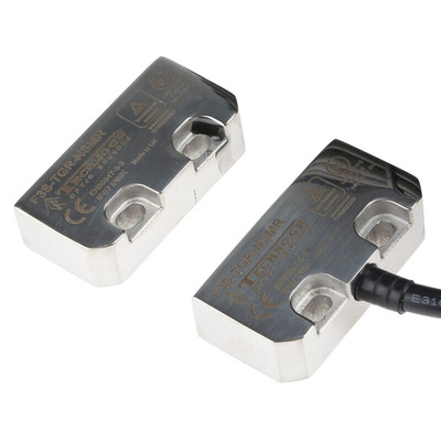 Omron F3S-TGR-N_R Series Magnetic Non-Contact Safety Switch, 24V dc, Stainless Steel Housing, NO/2NC, 10m Cable