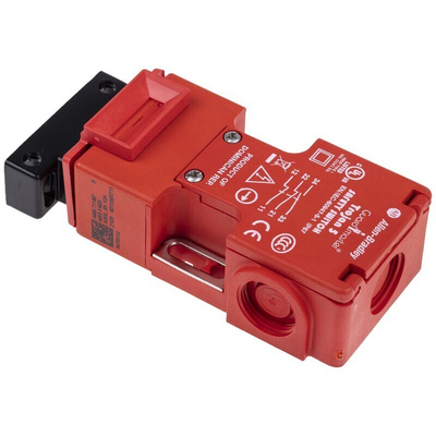 Allen Bradley Guardmaster 440K Safety Interlock Switch, 2NC/1NO, Keyed Actuator Included, Glass Filled PBT