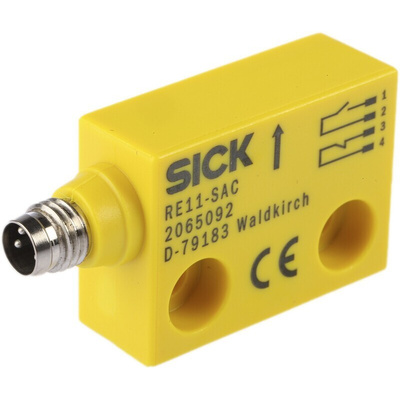 Sick RE11 Series Magnetic Non-Contact Safety Switch, 30V dc, Plastic Housing, NC, M8