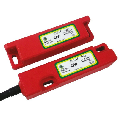 IDEM CPR Series Magnetic Non-Contact Safety Switch, 250V ac, Plastic Housing, 2NC, M12