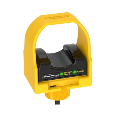 Banner 1 Button Self-Checking Optical Touch Buttons, Yellow, STB Series