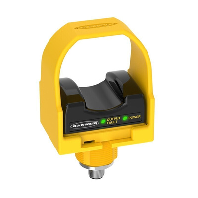 Banner 1 Button Safety Two Hand Control Switch, Black, Yellow, STB Series