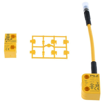 Pilz Transponder Non-Contact Safety Switch, 24V dc, Plastic Housing, M8