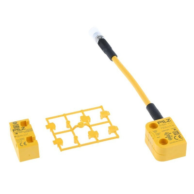 Pilz Transponder Non-Contact Safety Switch, 24V dc, Plastic Housing, M8
