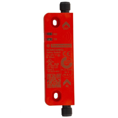 Telemecanique Sensors XCSRC Series RFID Non-Contact Safety Switch, 24V dc, Valox Housing, 2NO, M12