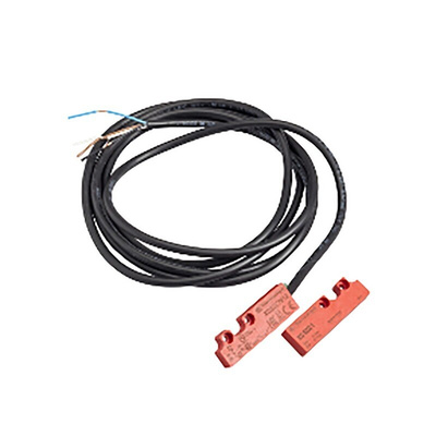 Telemecanique Sensors XCSDMC Series Magnetic Non-Contact Safety Switch, 24V dc, Plastic Housing, 2NC, 10m Cable