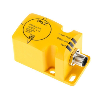 Pilz Transponder Non-Contact Safety Switch, 24V dc, Polybutylene Terephthalate Housing, M12