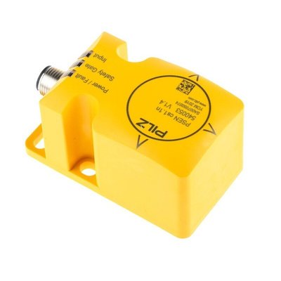 Pilz Transponder Non-Contact Safety Switch, 24V dc, Polybutylene Terephthalate Housing, M12