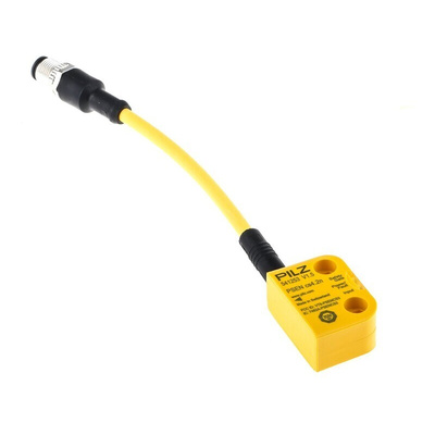 Pilz Transponder Non-Contact Safety Switch, 24V dc, Polybutylene Terephthalate Housing, M12