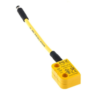 Pilz Transponder Non-Contact Safety Switch, 24V dc, Polybutylene Terephthalate Housing, M8