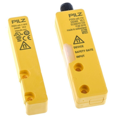 Pilz Transponder Non-Contact Safety Switch, 24V dc, Glass filled Polyamide (PA-GF) Housing, M12