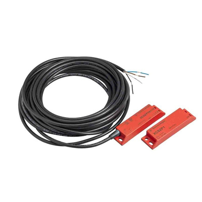 Telemecanique Sensors XCSDMP Series Magnetic Non-Contact Safety Switch, 24V dc, Plastic Housing, NO/NC, 10m Cable