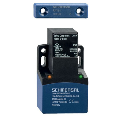 Schmersal Non-Flush RFID Non-Contact Safety Switch, 24V dc, Thermoplastic Housing, M12