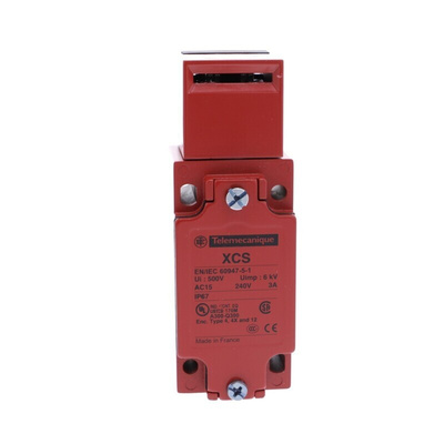 Telemecanique Sensors XCSA Safety Interlock Switch, 2NC/1NO, Keyed , Zinc Alloy