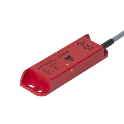 Carlo Gavazzi MC88C Series Magnetic Safety Switch, 12 → 24V ac/dc, Plastic Housing, 2NO, Cable