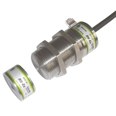 IDEM RM-Ex Series Magnetic Non-Contact Safety Switch, 250V ac/dc, 316 Stainless Steel Housing, 2NC, 10m Cable