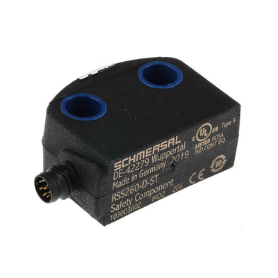Schmersal RSS 260 Series RFID Non-Contact Safety Switch, 20.4 → 26.4V dc, Plastic Housing, M8