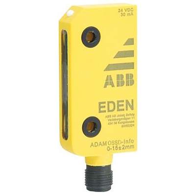 ABB OSSD Series Non-Contact Safety Switch, 24V dc, Polybutylene Terephthalate Housing, M12