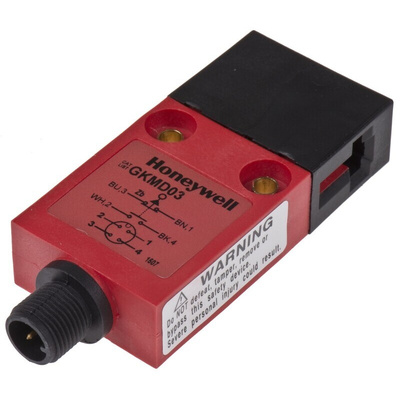 Honeywell GKM Safety Interlock Switch, 1NC/1NO, Keyed, Glass Filled PET
