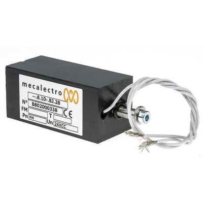 Mecalectro Solenoid Interlock Switch, Power to Lock, 24V dc