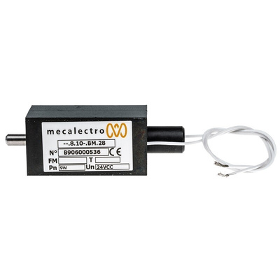 Mecalectro Solenoid Interlock Switch, Power to Unlock, 24V dc