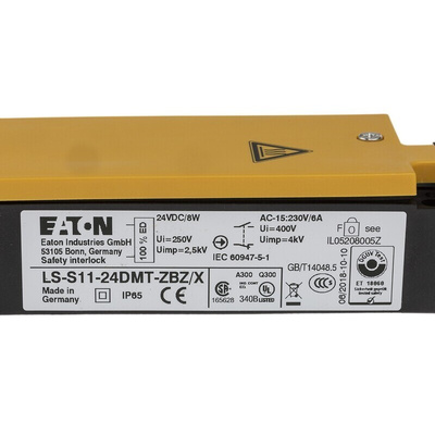Eaton Safety Interlock Switch, 1NC/1NO, Magnet Lock