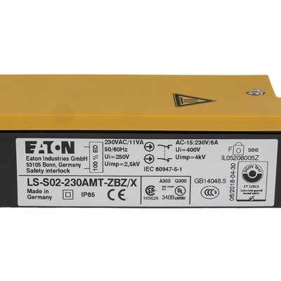 Eaton Safety Interlock Switch, 2NC, Magnet Lock