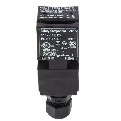 Schmersal AZ17 Safety Interlock Switch, 1NC/1NO, Keyed, Glass Fibre Reinforced Thermoplastic